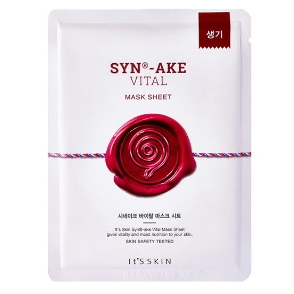 

Тканевая маска для лица It's Skin Synake Vital с пептидом омолаживающая 1 шт.