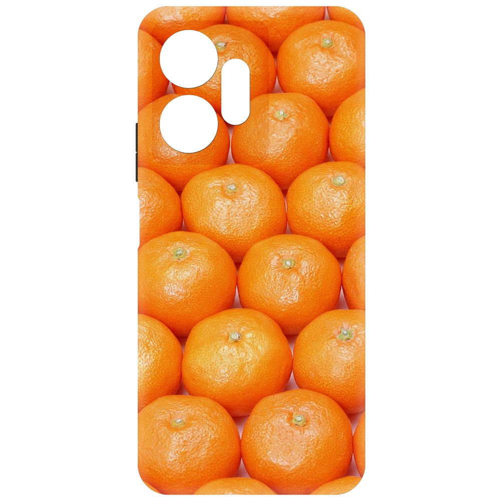

Чехол-накладка Krutoff Soft Case Мандаринки для Infinix Zero 20 черный