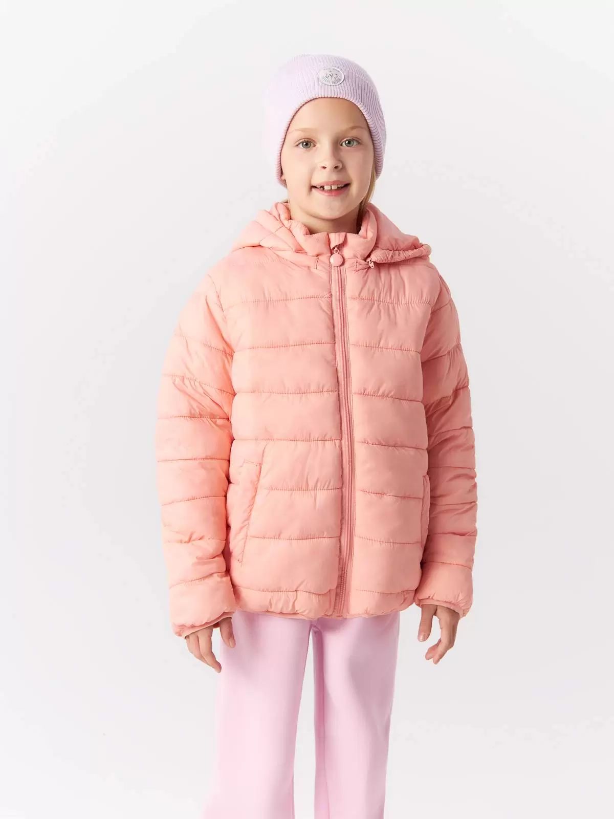 Куртка Mcstyles для девочки, размер 140, SMM13, розовая