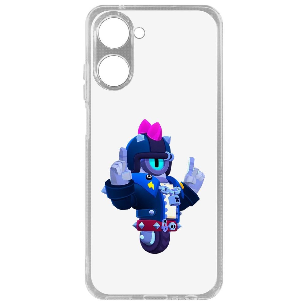 

Чехол-накладка Brawl Stars-Дикий Сту для Realme 10 4G, Прозрачный
