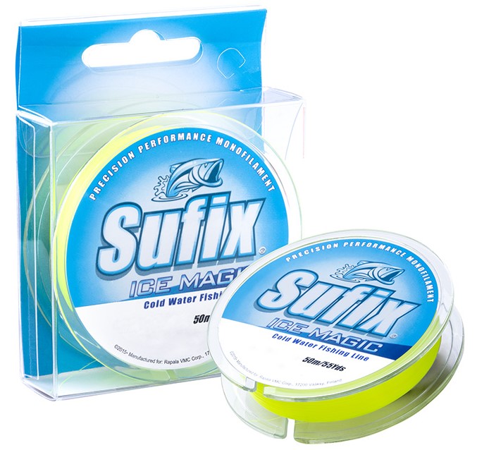 

Леска монофильная Sufix Ice Magic SIM155Y50 0,155 мм, 50 м, 2,2 кг, Желтый