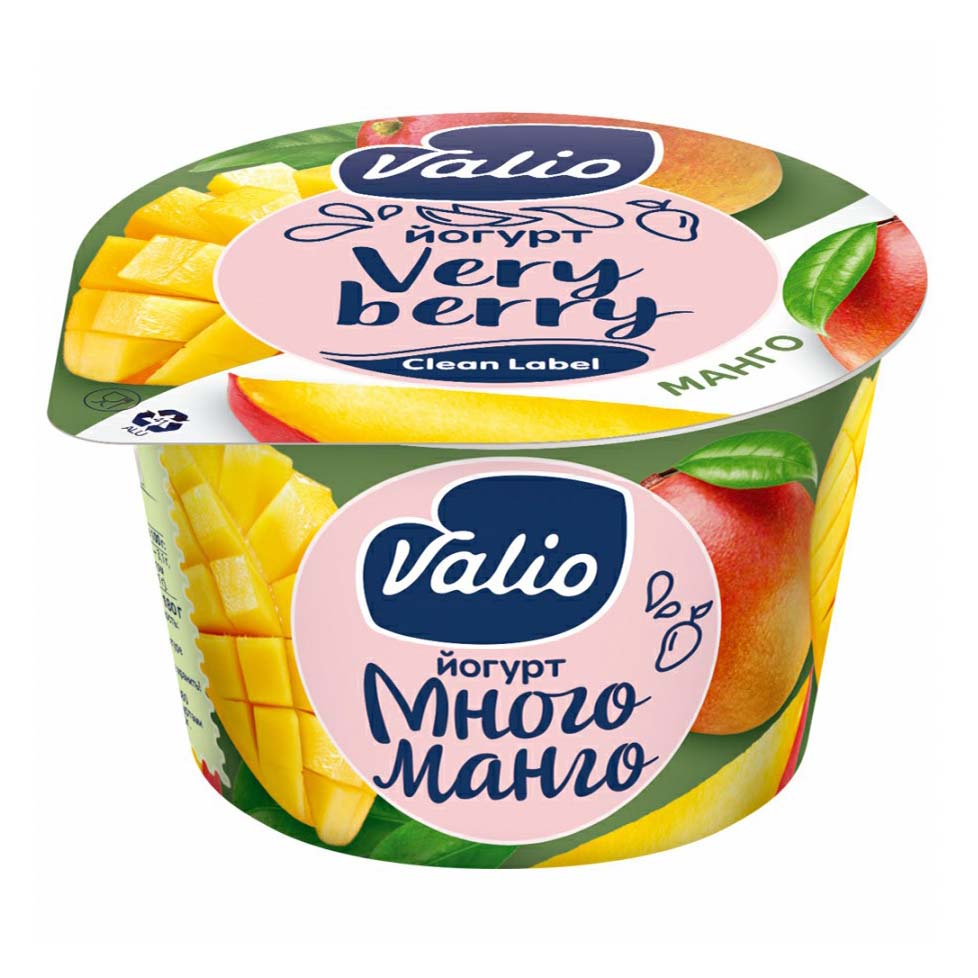 

Йогурт Valio Clean Label Манго 2,6% 180 г