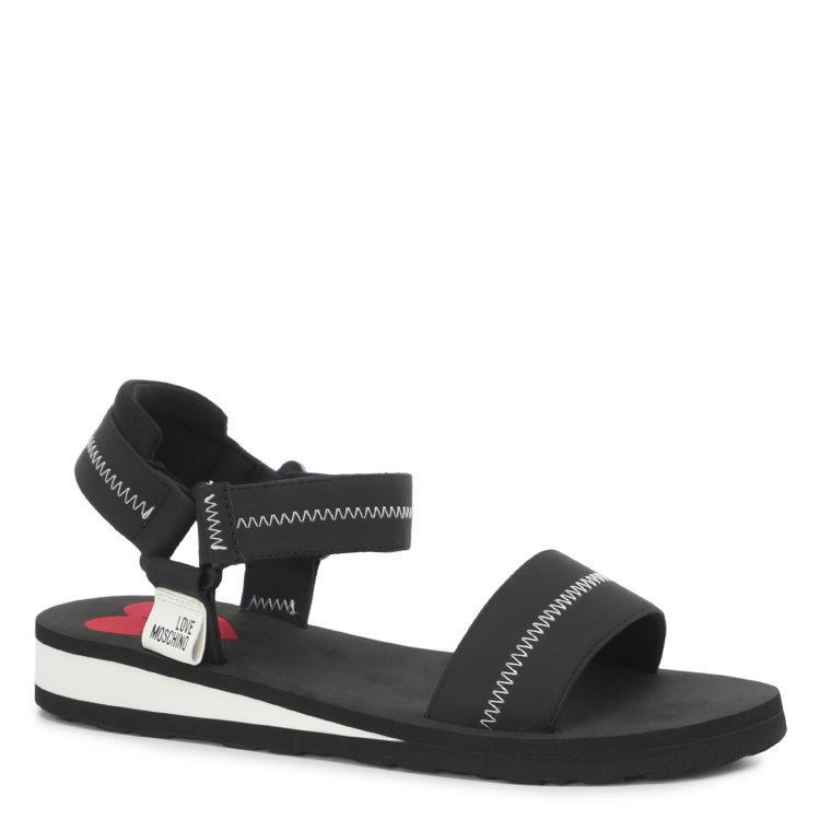 

Сандалии женские Love Moschino JA16013G черные 41 EU, Черный, JA16013G