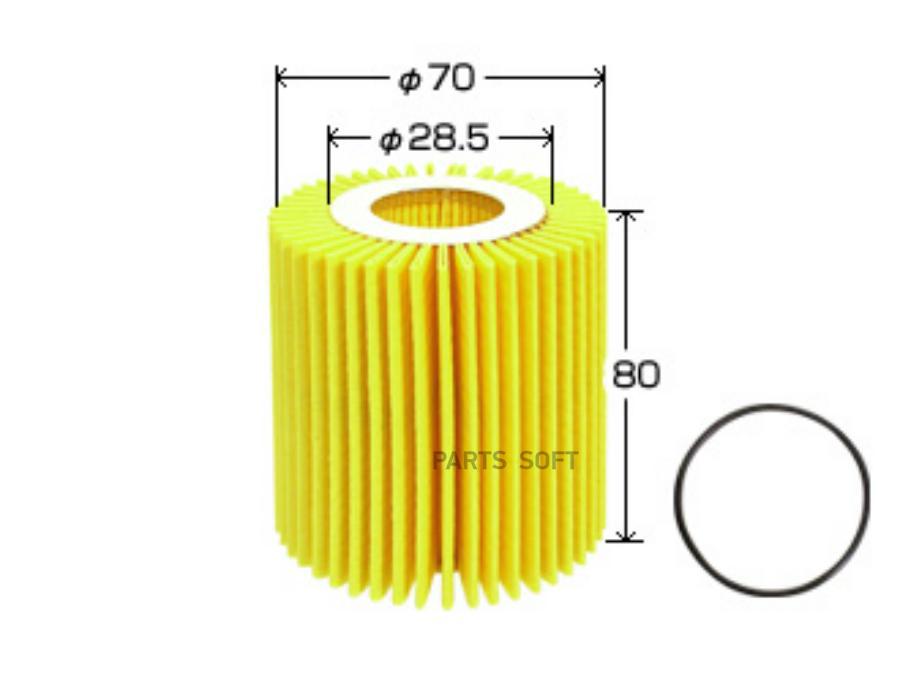 

VIC O-115 ФИЛЬТР МАСЛЯНЫЙ (КАРТРИДЖ) O28,5х70х80 MM