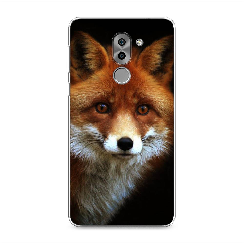 

Чехол на Honor 6X "Лиса 2", Оранжевый;черный;серый, 60750-1