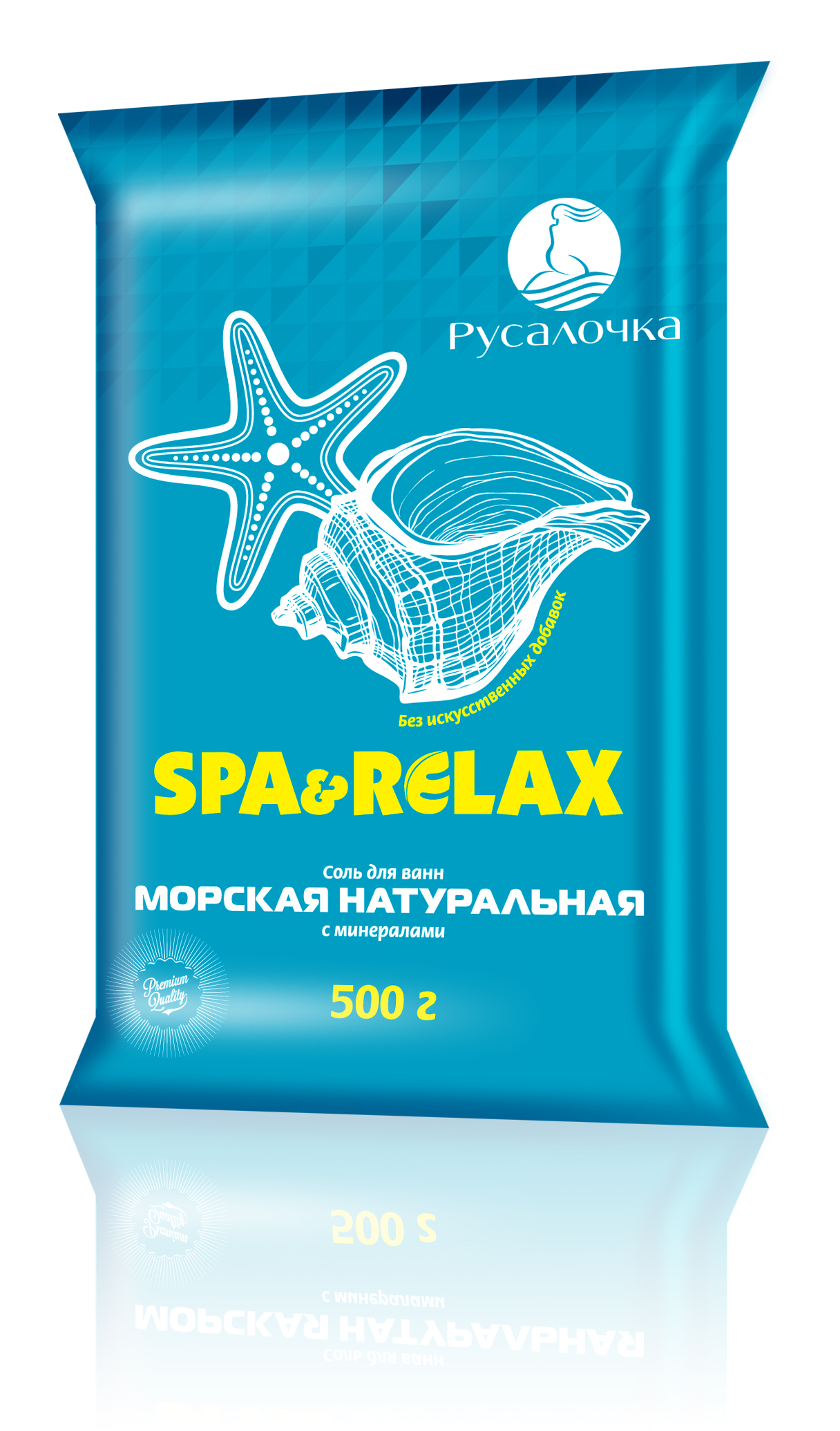 Соль для ванны Русалочка Spa&Relax морская натуральная 500г