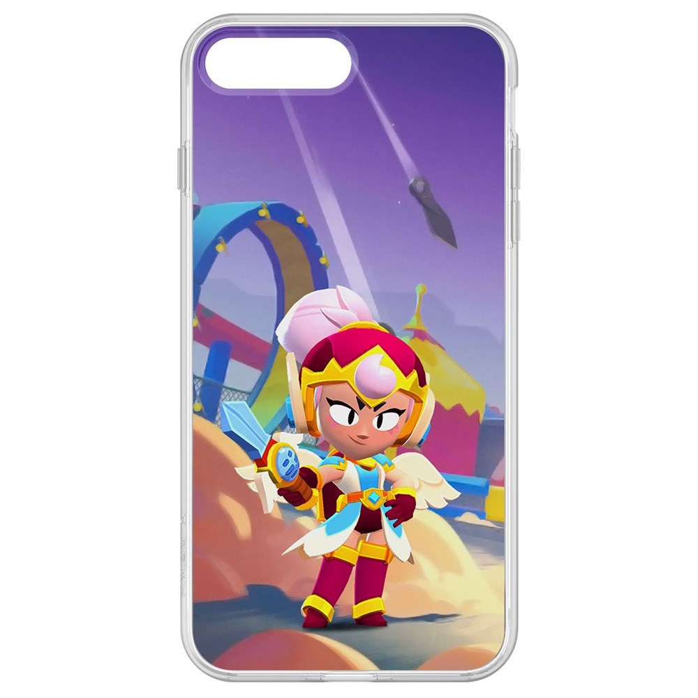 

Чехол-накладка Brawl Stars-Валькирия Джанет для iPhone 8 Plus, Прозрачный