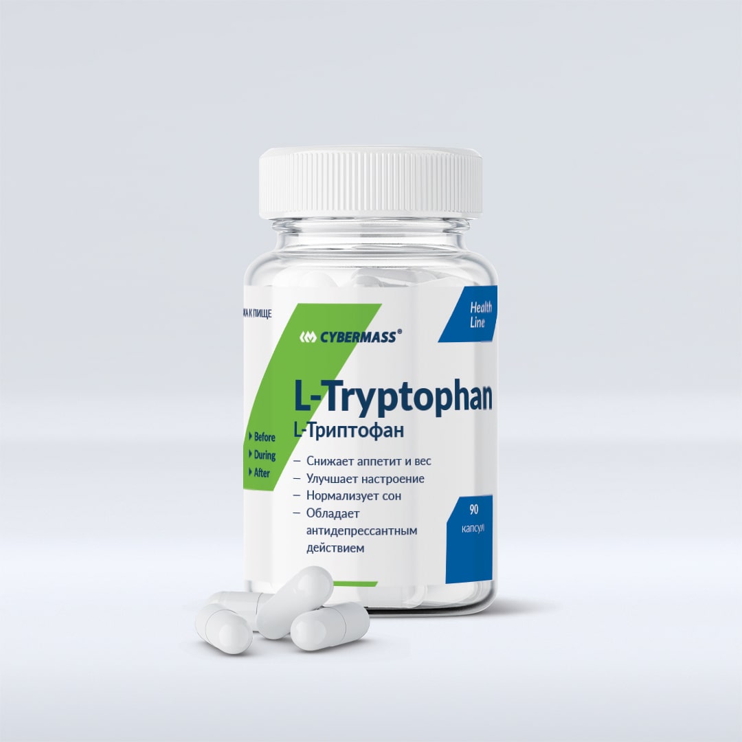 

Триптофан CYBERMASS L-Tryptophan, 90 капсул