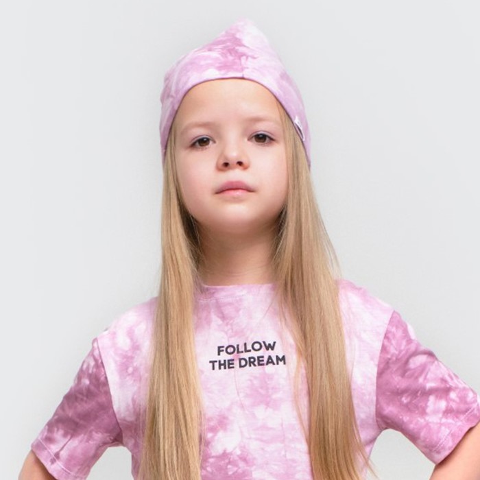 

Шапка детская KAFTAN "Dream", р-р 54, лиловый тай-дай