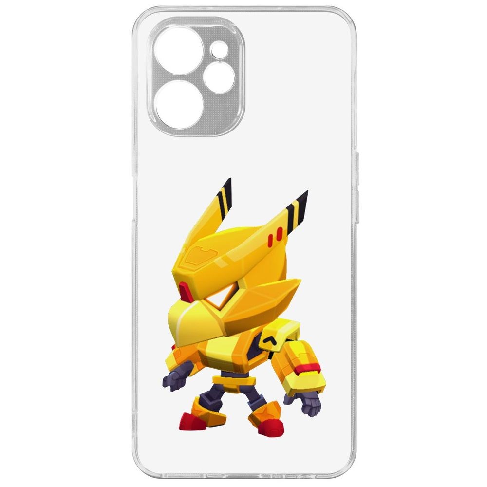 

Чехол-накладка Brawl Stars-Ворон Золотой Меха для Realme 9i 5G, Прозрачный