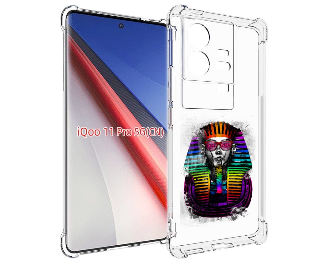 

Чехол бампер MyPads модная богиня для Vivo iQOO 11 Pro противоуд..., Прозрачный, Tocco