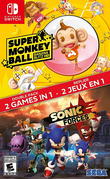 фото Игра sonic forces + super monkey ball banana blitz hd (nintendo switch) sega