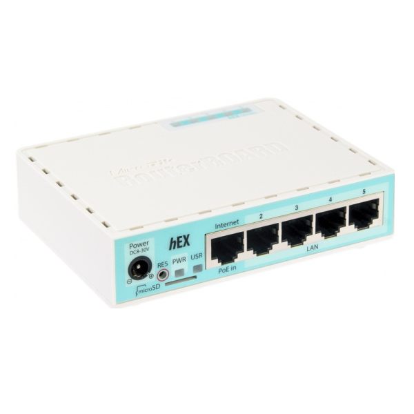 

Wi-Fi роутер MIKROTIK RB750Gr3 White, RB750Gr3