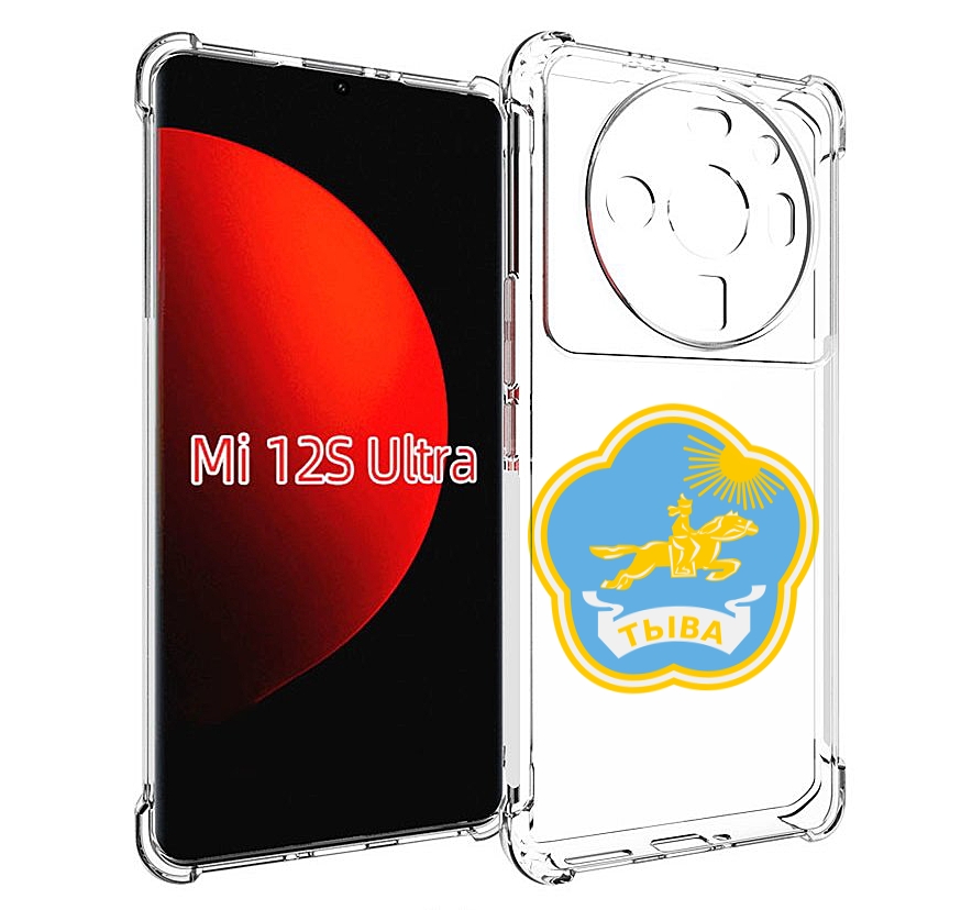 

Чехол MyPads герб-тыва-кызыл для Xiaomi 12S Ultra, Прозрачный, Tocco