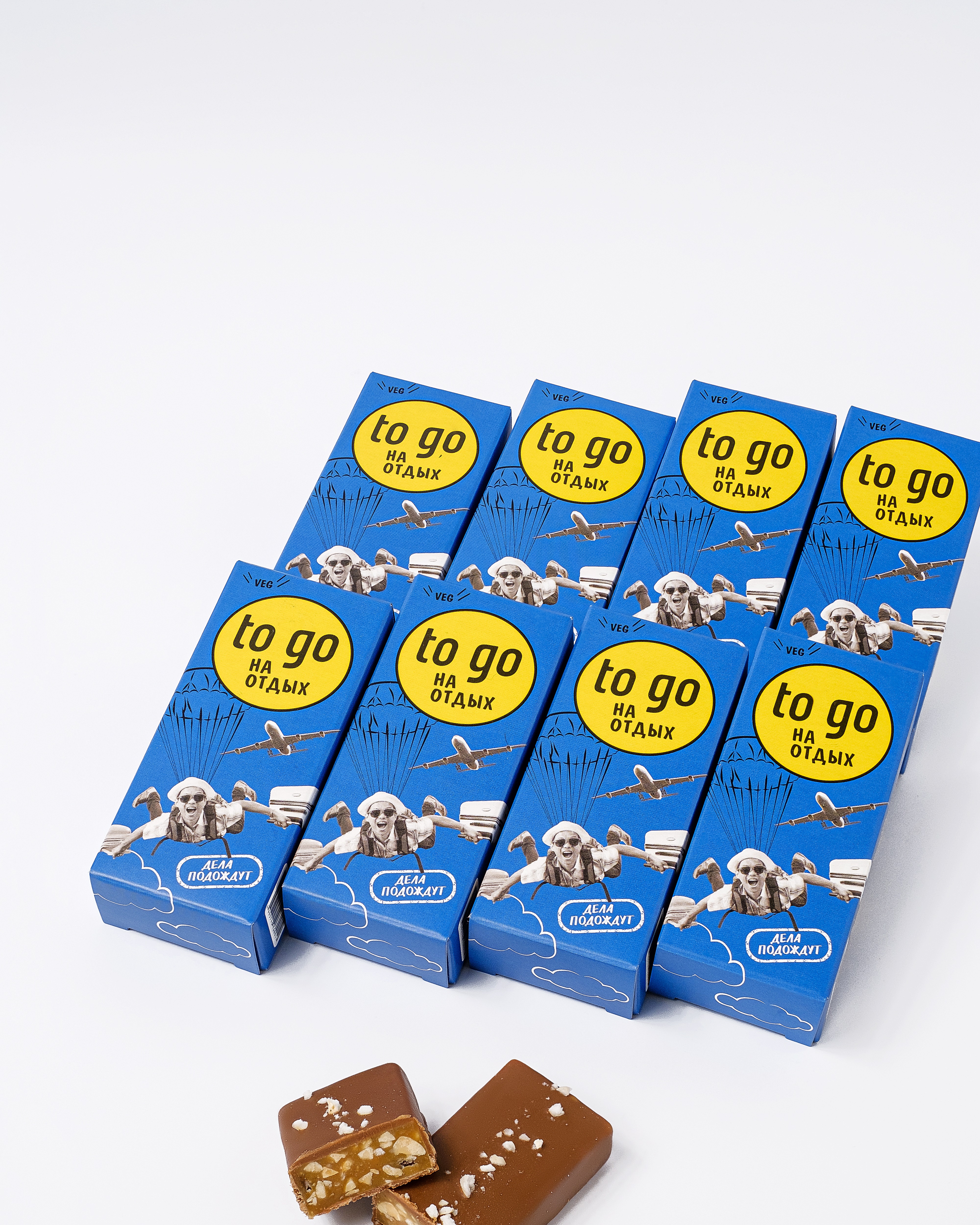 

Шоколадный батончик Raw to go Злаковый, 45г х 8 шт