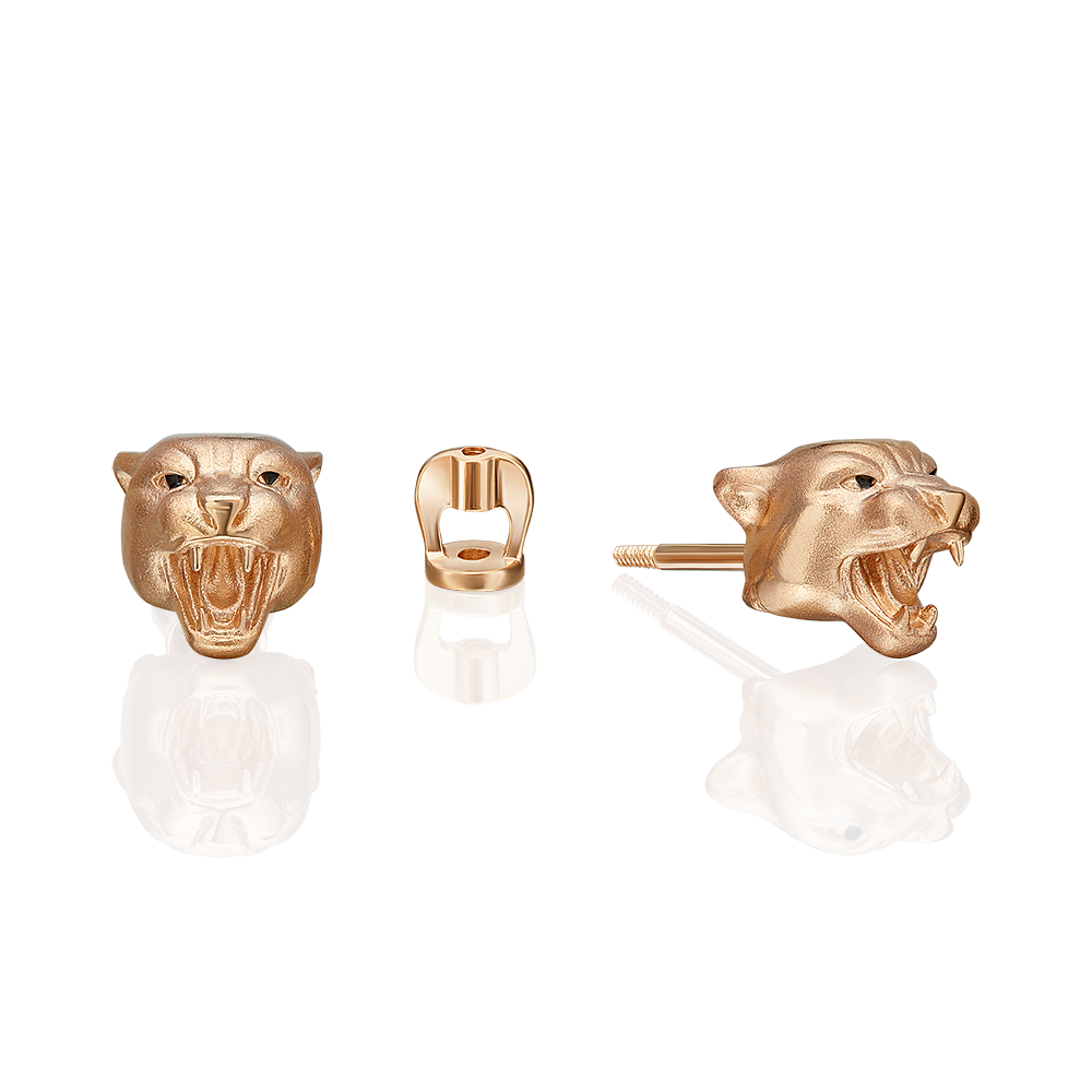 

Серьги пусеты из красного золота PLATINA jewelry 02-5304-00-000-1110, эмаль, 02-5304-00-000-1110