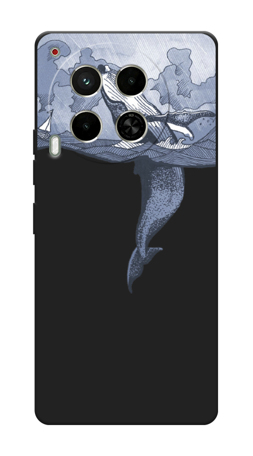 

Чехол Awog на Tecno Camon 30 5G "Два измерения", Голубой;черный;прозрачный, 305552-1