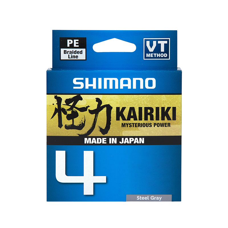 фото Леска плетеная shimano kairiki 4 pe ldm54te2521515s 0,215 мм, 150 м, 16,7 кг