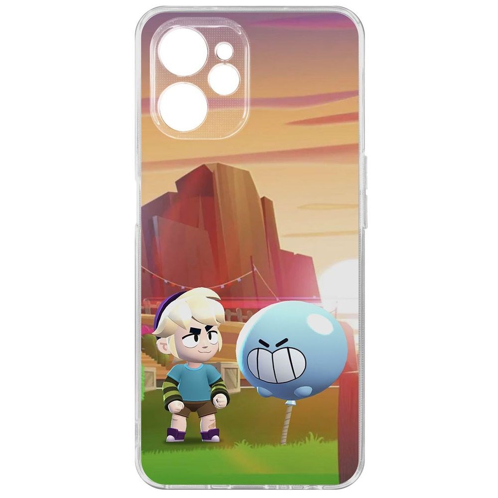 

Чехол-накладка Brawl Stars-Гас для Realme 10 5G, Прозрачный