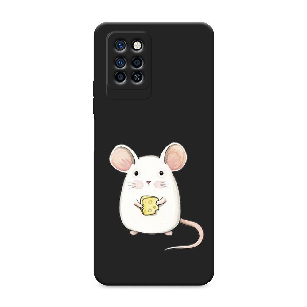 

Чехол Awog на Infinix Note 10 Pro / Инфиникс Нот 10 Про "Мышка", Белый;розовый;прозрачный