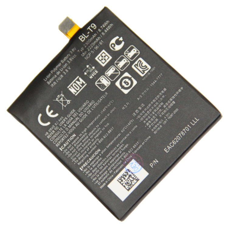 фото Аккумуляторная батарея для lg d820, d821, k500ds, k500n (bl-t9) 2300 mah promise mobile