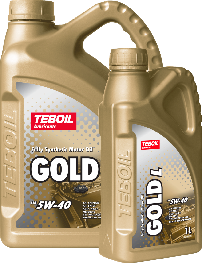 Моторное масло Teboil Gold L 5W40 4+1л