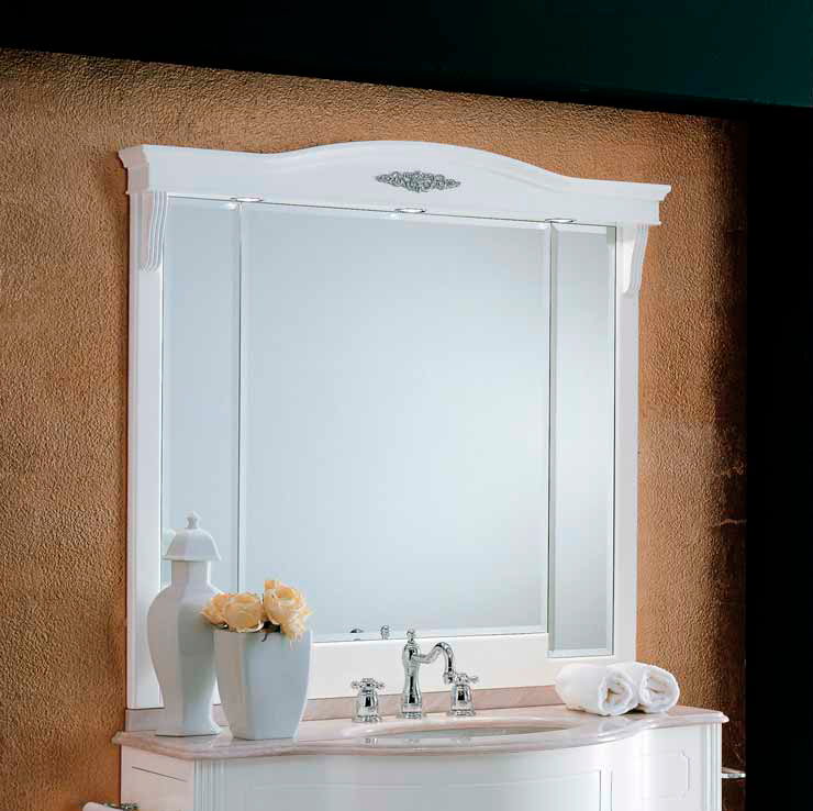 

Eurodesign Зеркало Eurodesign Luigi XVI bianco satinato, Зеркало Eurodesign Luigi XVI bianco satinato