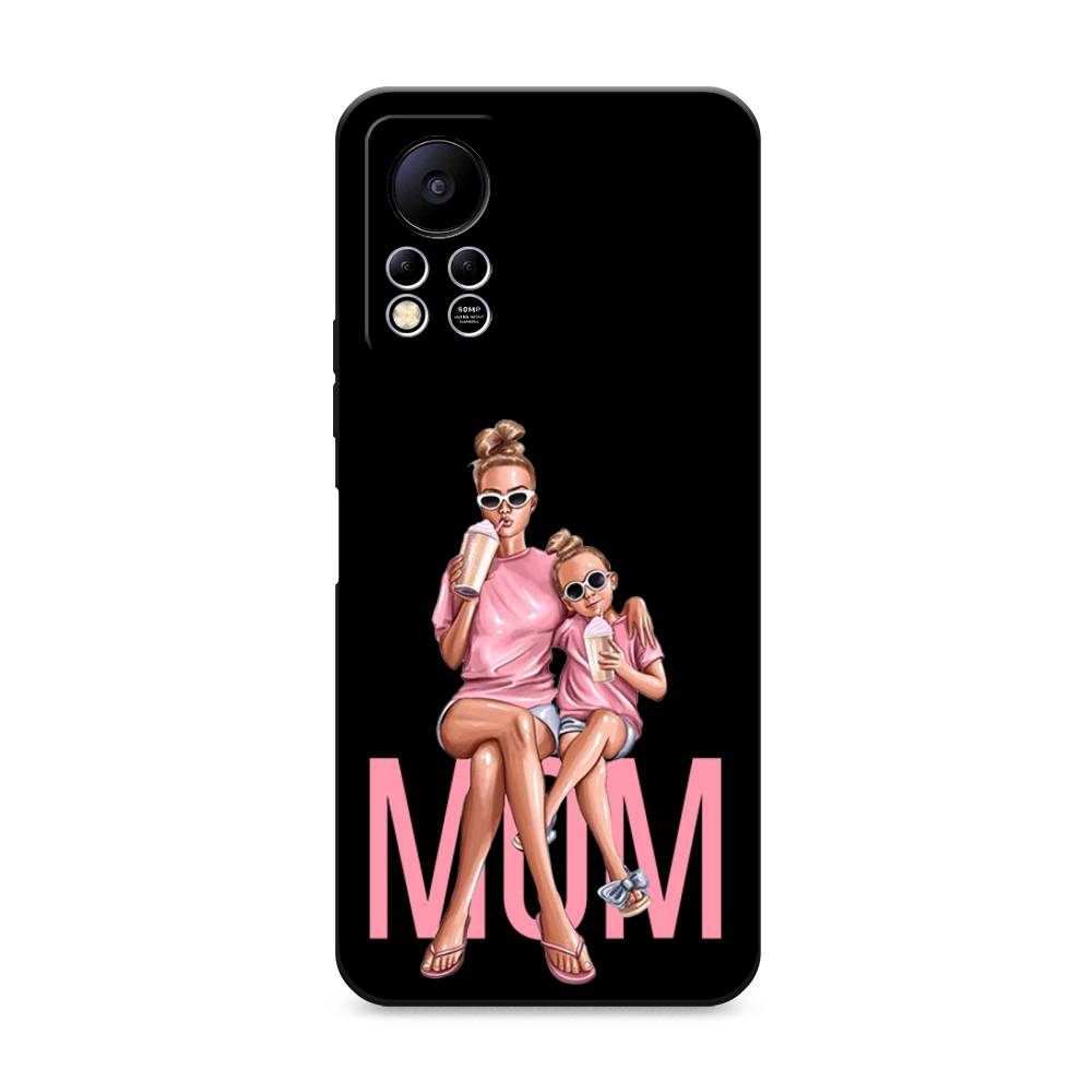 

Чехол Awog на Infinix HOT 11S NFC / Инфиникс Хот 11S NFC "Lovely mom", Синий;бежевый;розовый