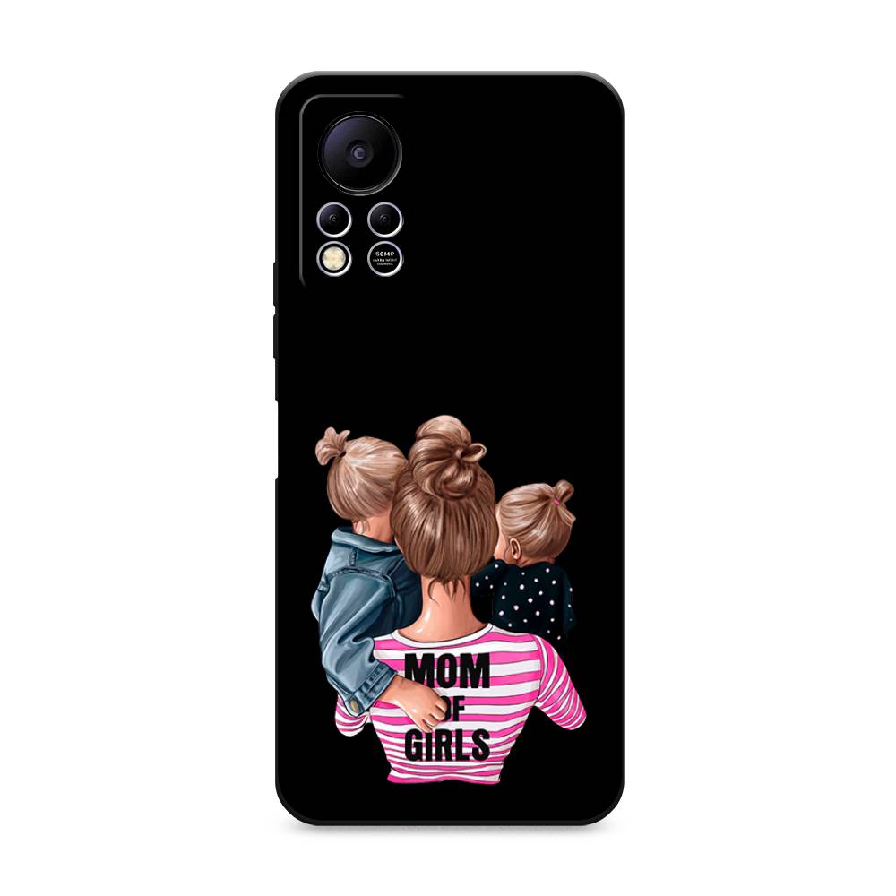 

Чехол Awog на Infinix HOT 11S NFC / Инфиникс Хот 11S NFC "Mom of Girls", Синий;розовый;черный