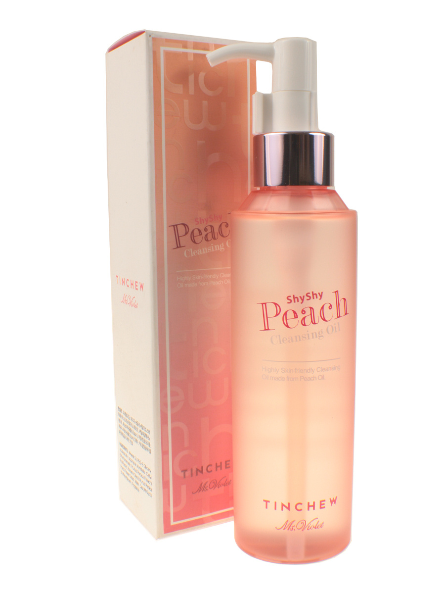 фото Персиковое гидрофильное масло для мягкого очищения кожи tinchew shyshy peach cleansing oil