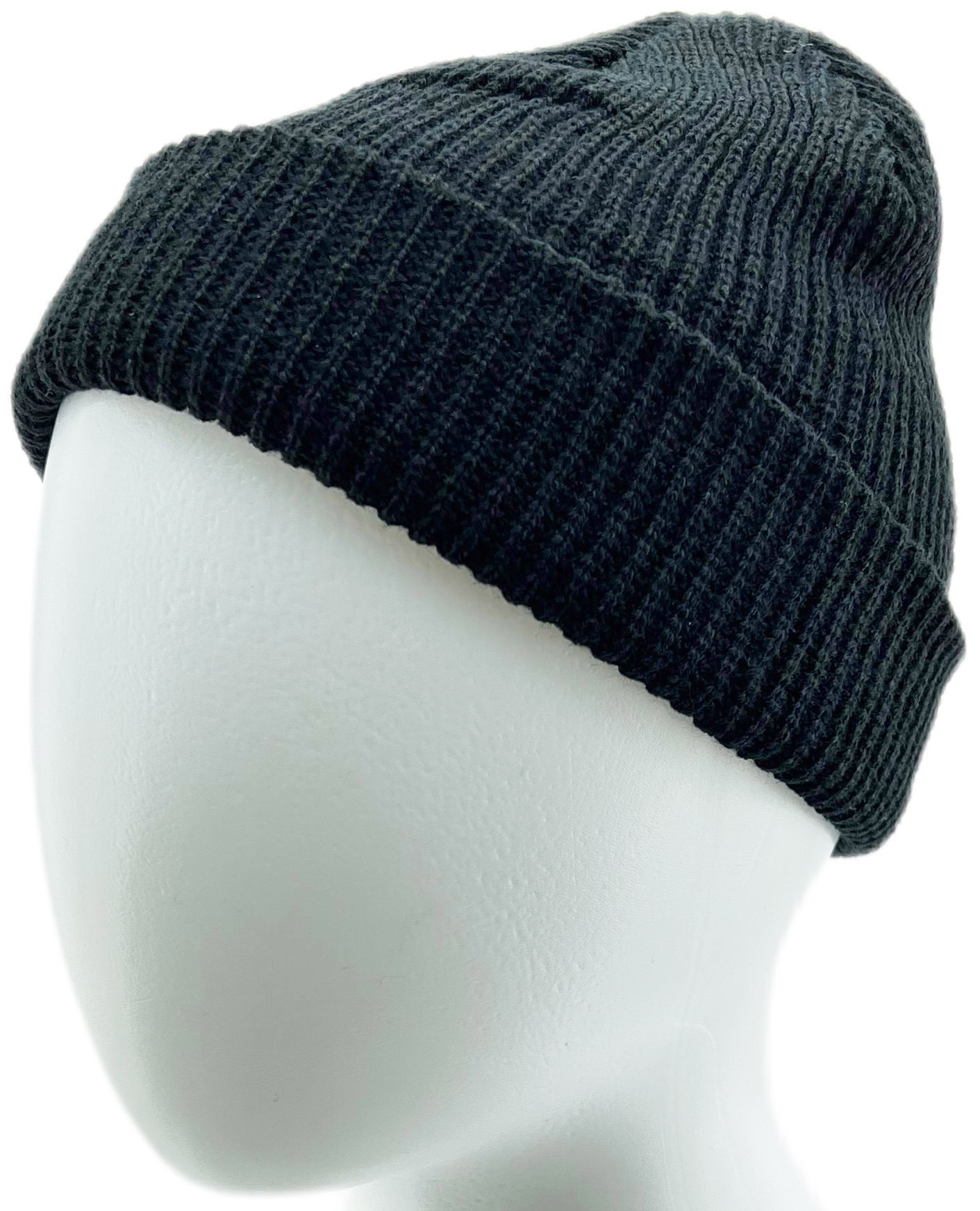 Шапка бини мужской Skully short beanie black, one size