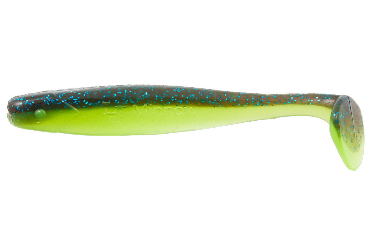 

Силиконовая приманка Lucky John Pro Series Minnow 111 мм, T53, 5 шт., Черный;зеленый, Pro Series Minnow