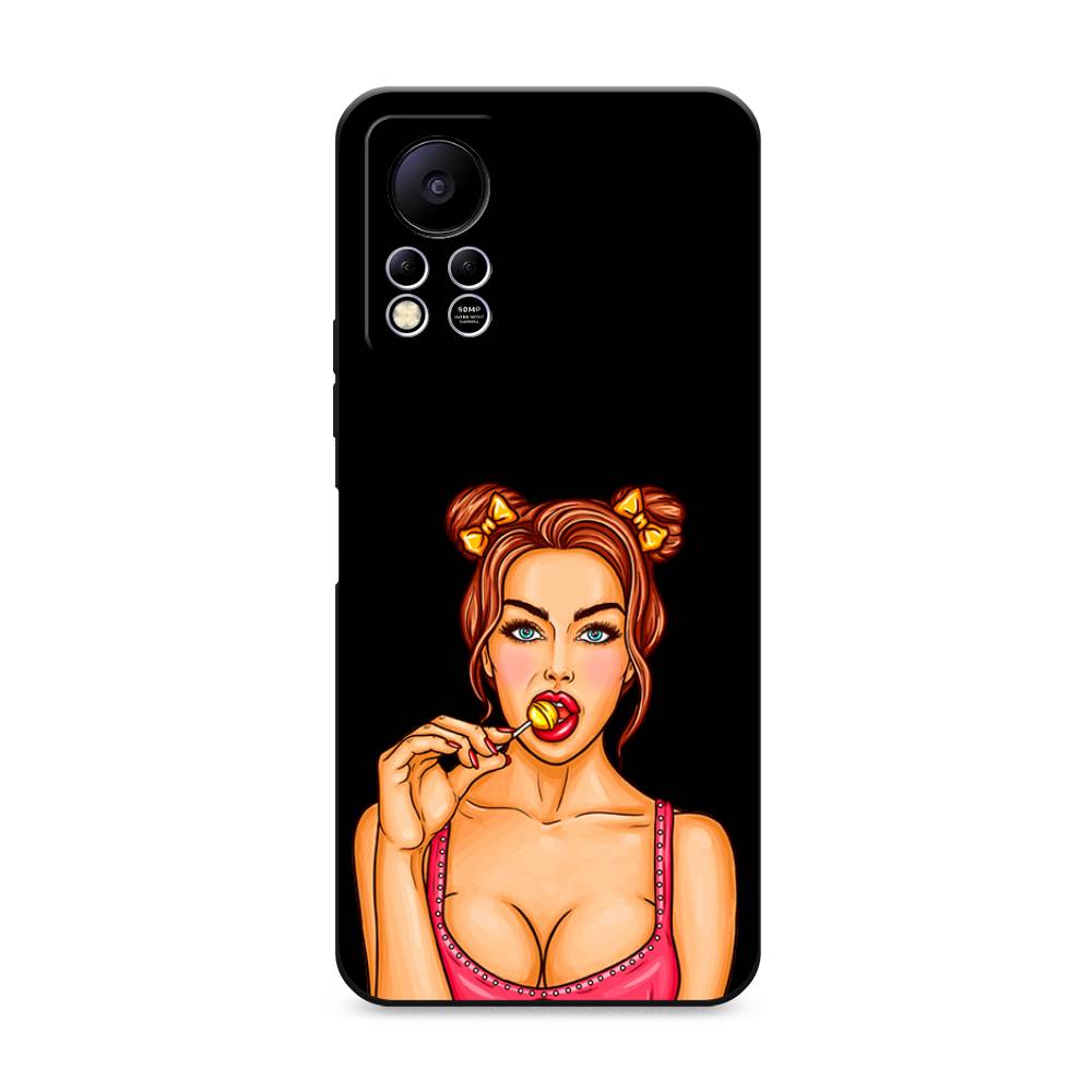 

Чехол Awog на Infinix HOT 11S NFC / Инфиникс Хот 11S NFC "Вкусный леденец", Бежевый;коричневый;розовый