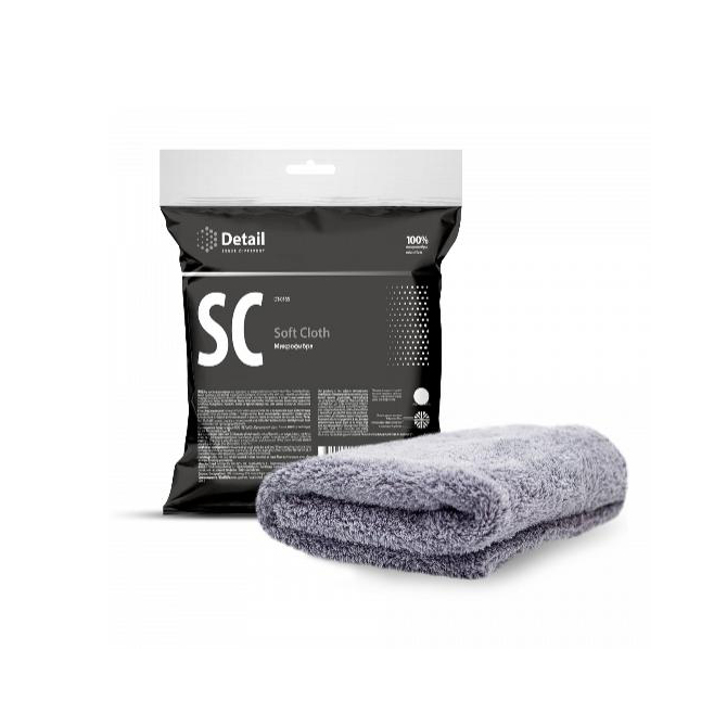 Микрофибровое полотенце для авто DETAIL Soft Cloth 40x40 см