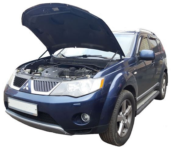 

Амортизатор (упор) капота на Mitsubishi Outlander 02-03 (с 2006 по 2012 г.в.)Autoinnovatio