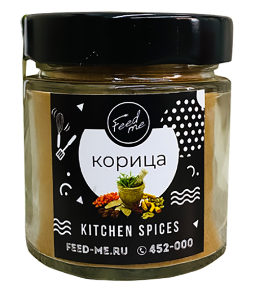 Корица Feed me по ГОСТу молотая, 90 г