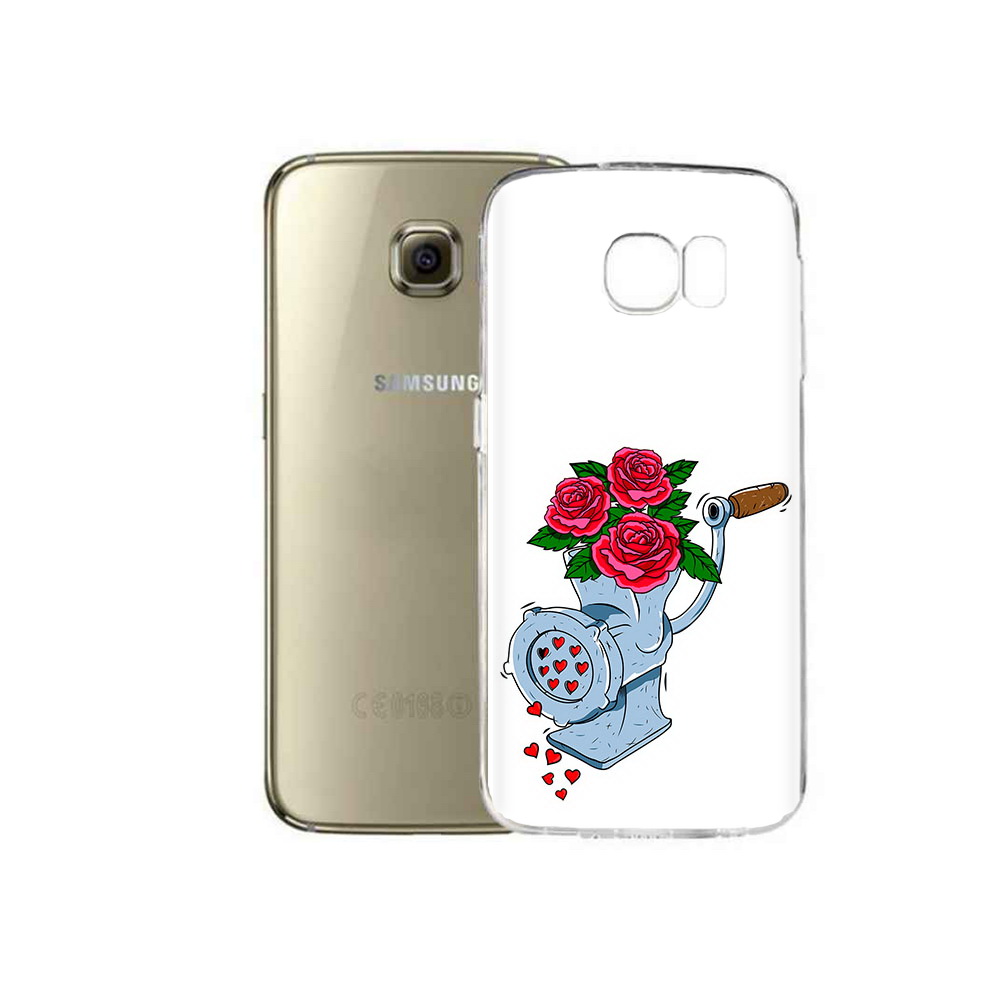 Чехол MyPads Tocco для Samsung Galaxy C5 Pro Цветочные сердца (PT61139.577.199)
