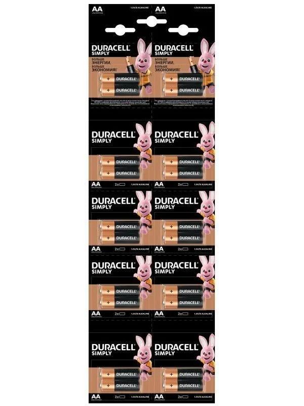 

Элемент питания AA/LR6-2BL Basic 2х10 5010608 (блист.20шт) Duracell Б0051815