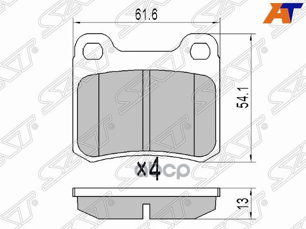 

Колодки Тормозные Зад Mercedes C-Class W202 93-00/E-Class W124 93-95 Sat арт. ST-A00042098