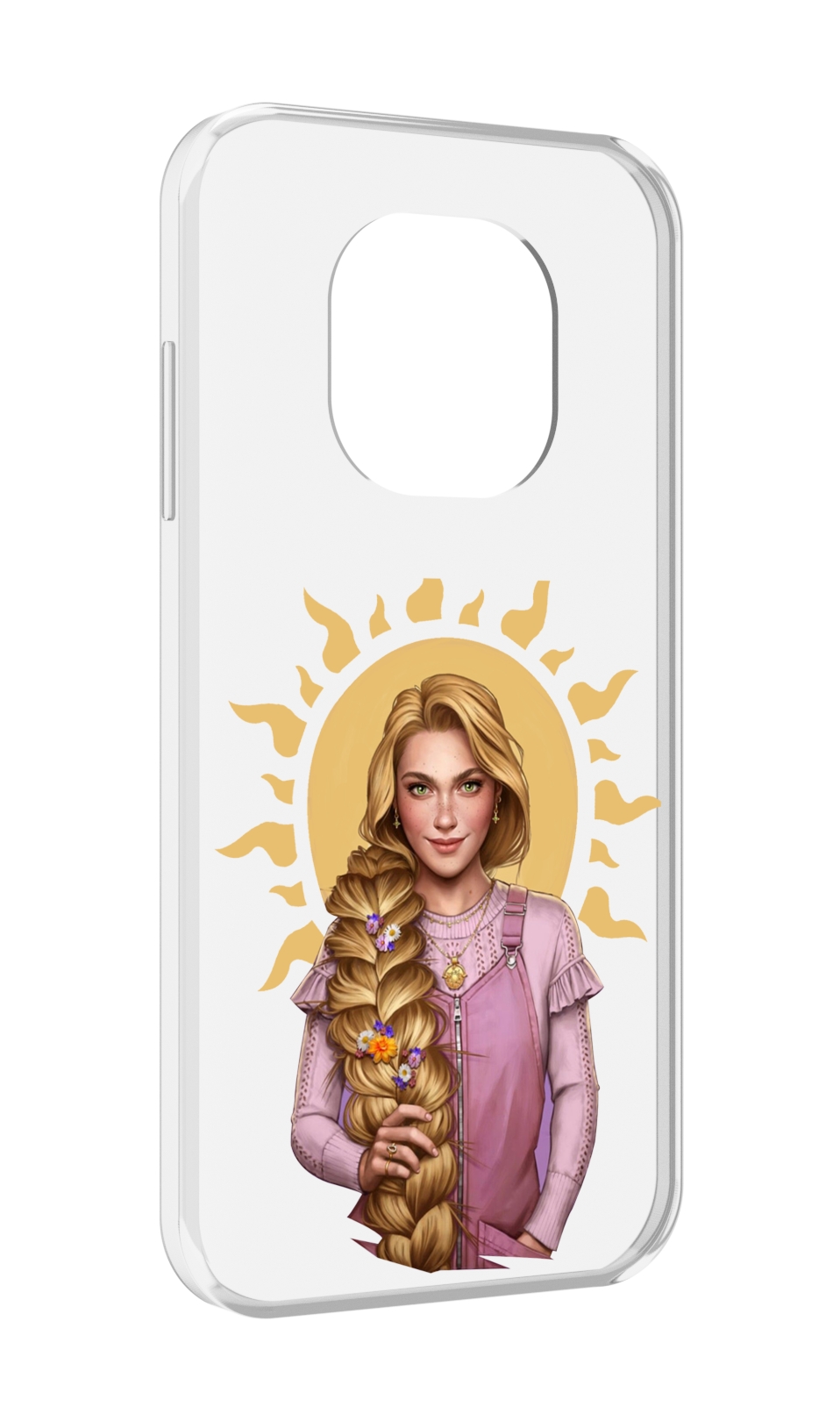 

Чехол MyPads девушка-с-большой-косой для Blackview BL8800/BL8800 Pro, Прозрачный, Tocco