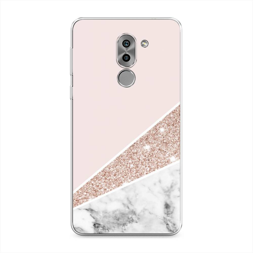 

Чехол на Honor 6X "Блестящий розовый мрамор", 60750-3