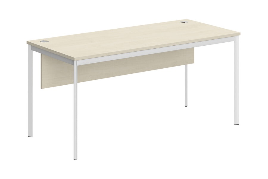 

Офисный стол SkyLand Имаго-С СП-4SD Клен/Белый полуматовый металл
