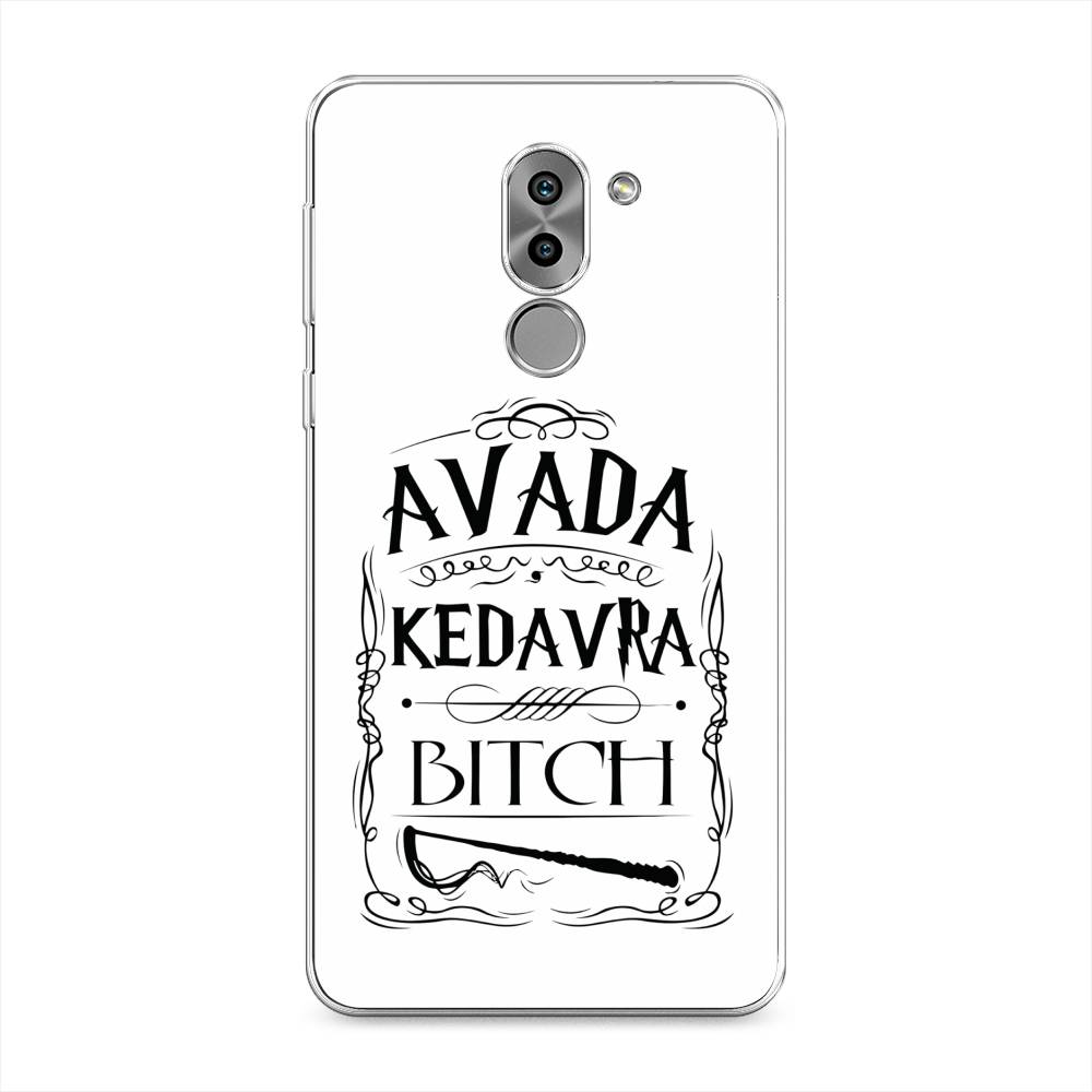 

Чехол на Honor 6X "Avada kedavra bitch", Белый;серый;черный, 60750-6