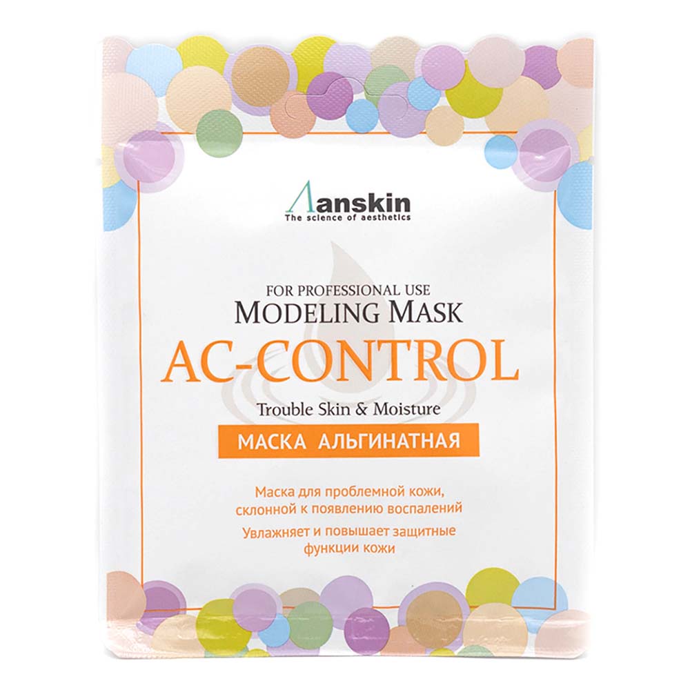 Маска для лица Anskin АН Original AC Control альгинатная, 25 г биомаска альгинатная lami nari для лица активный лифтинг ав1918 100 мл