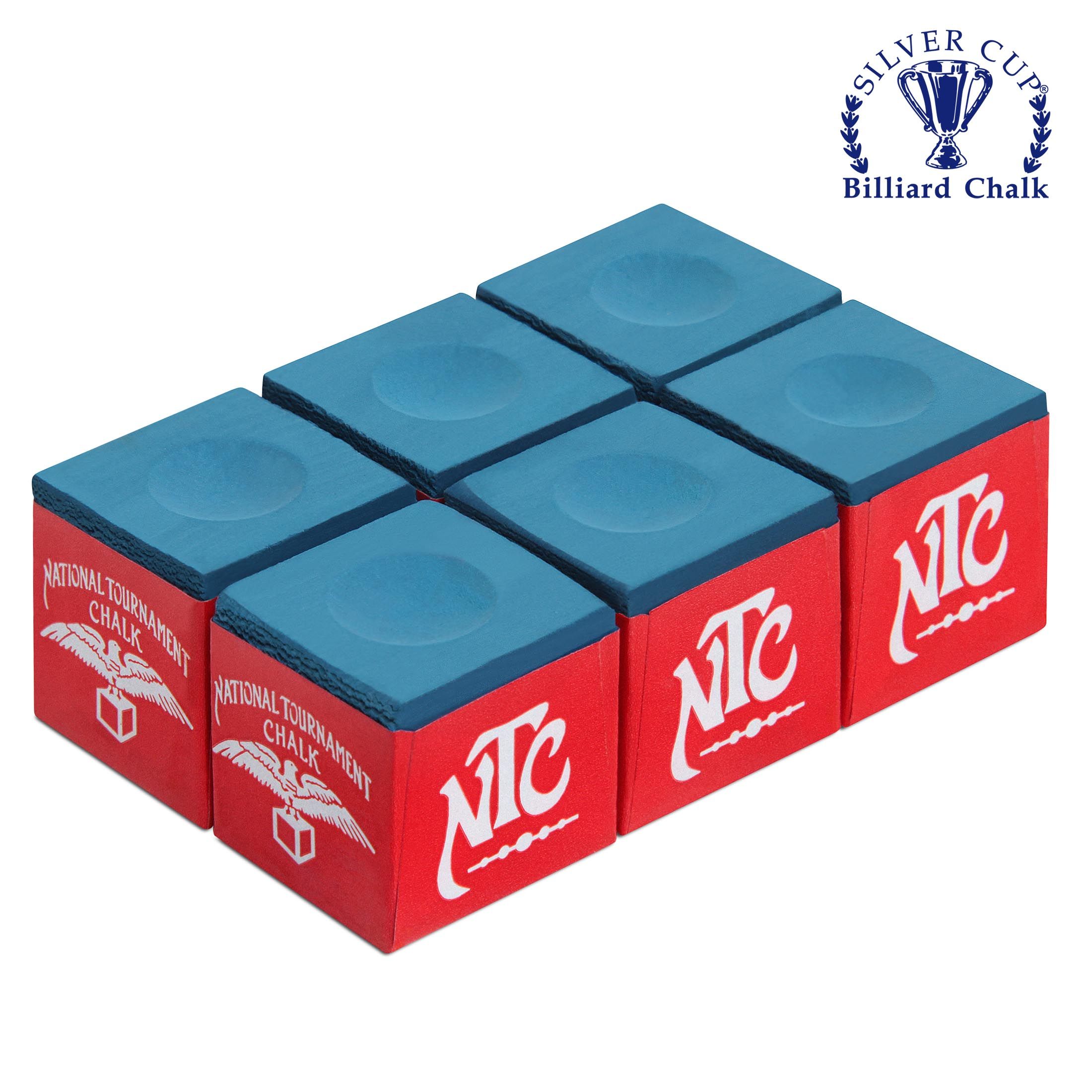 

Мел для бильярда National Tournament Blue, синий, 6 шт., NationalTournament_1E_6