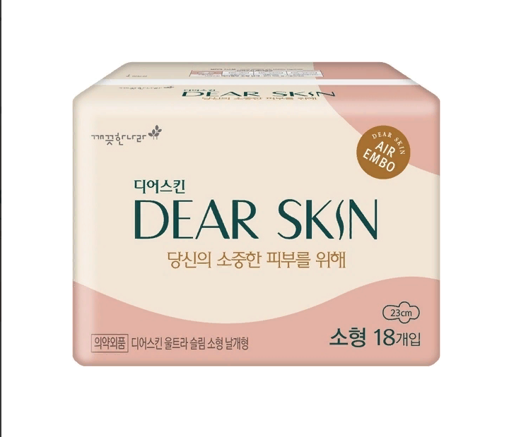 Прокладки Dear Skin Air Embo Sanitary Pad Light 18 шт. dear skin прокладки гигиенические air embo sanitary pad regular