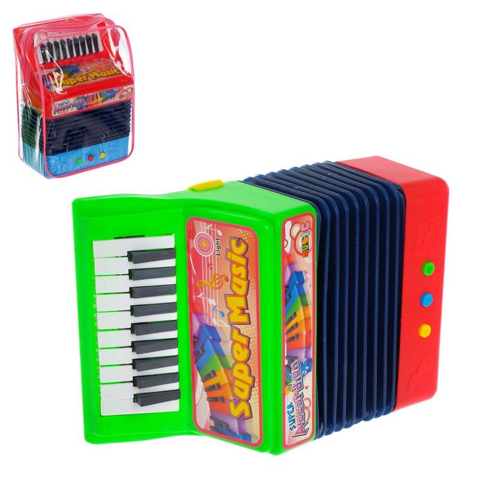 

Музыкальная игрушка Гармонь, звуковые эффекты, в ассортименте
