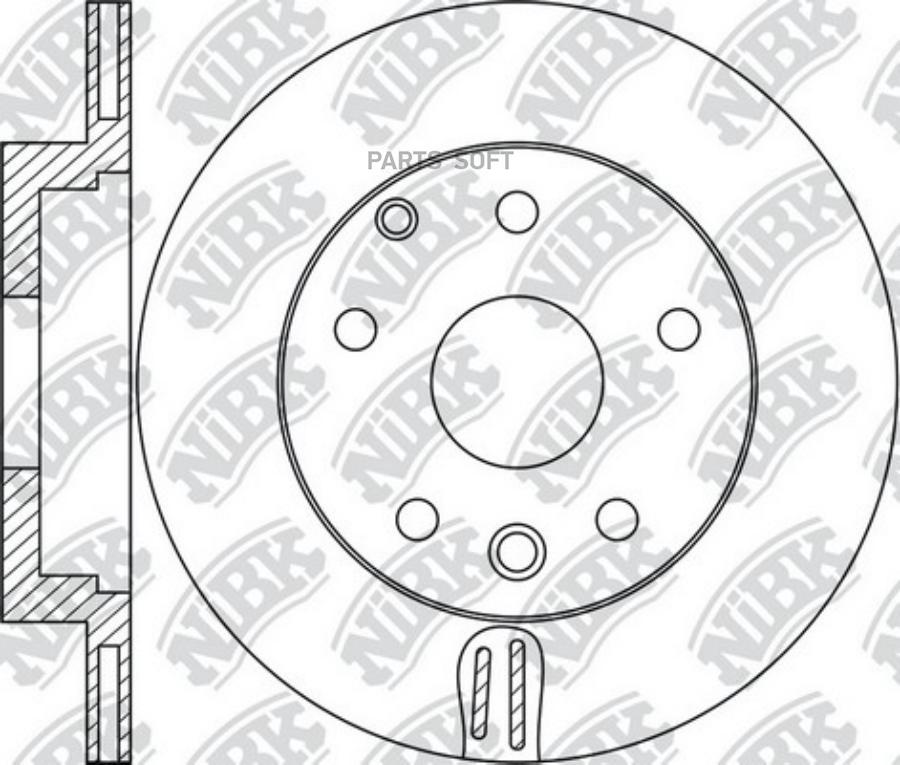 

NIBK RN1732 Диск тормозной LAND ROVER DISCOVERY 04-/RANGE ROVER 05-/SPORT 05- задний 1шт