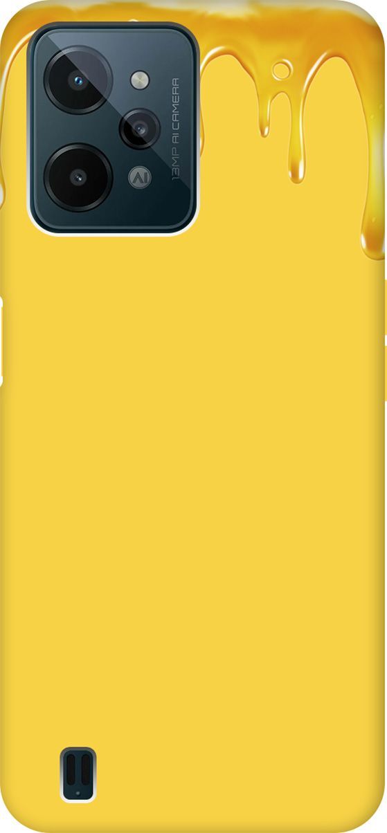 

Силиконовый чехол на realme C31 с принтом "Honey" желтый, Желтый;оранжевый, 1573000