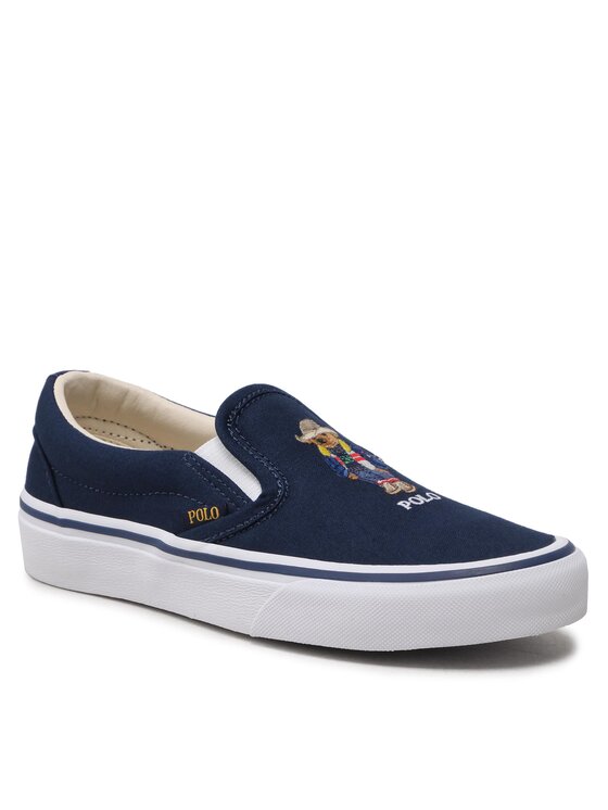 

Слипоны Keaton 816877739001 Polo Ralph Lauren синий 38 EU, Keaton 816877739001
